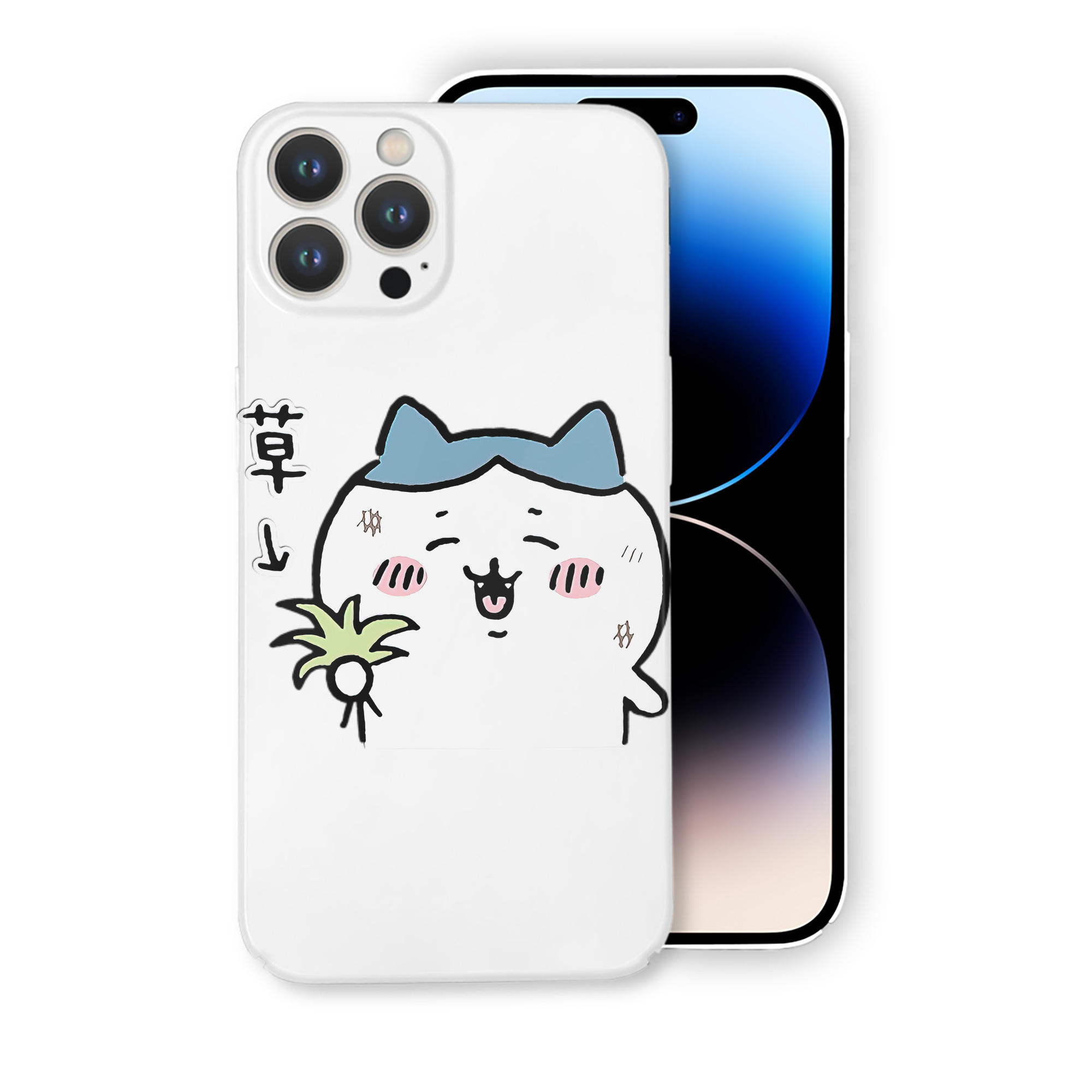 （画像用） ちいかわ ハチワレ Chii-kawa hachiware 【iPhone 14シリーズ対応】ハードケース
